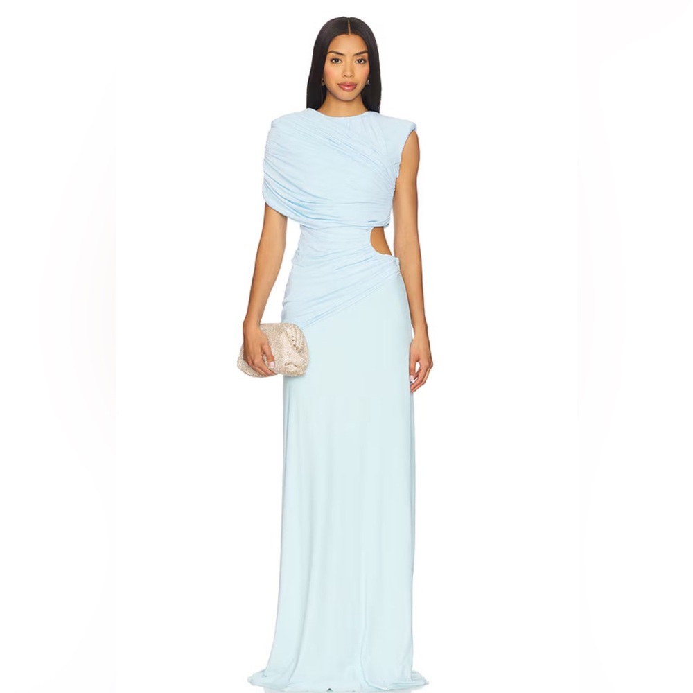 Elegant Light Blue Evening Gown